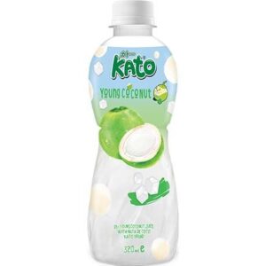 Brezalkoholni napitek z okusom kokos z koščki kokosovega gela 320ml KATO