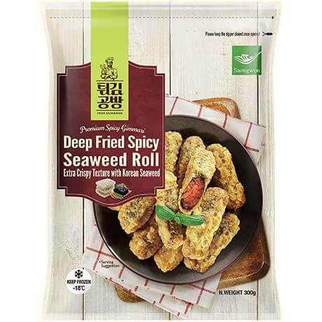 2764 Hitro Zamrznjeni ocvrtki iz morskih alg (pekoči) 300g SAONGWON