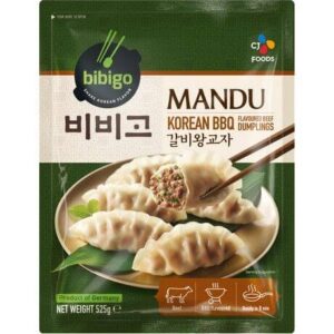 Zamrznjeni Mandu cmoki polnjeni z BBQ okusom govedine in zelenjave 525g BIBIGO
