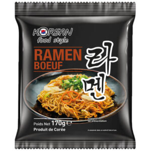 Sveži ramen rezanci z okusom govedine 170g KOREAN FOOD STYLE