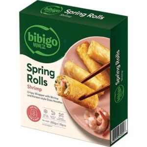 Zamrznjeni Spomladanski zavitki s kozicami 250g BIBIGO