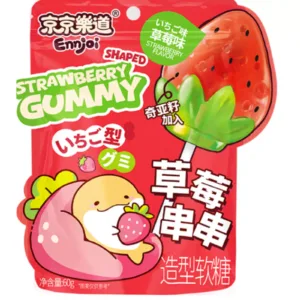 Gumijasti bonboni z okusom Jagode 60g ENNJOI