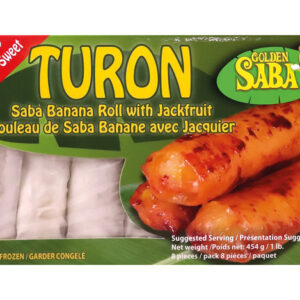 Hitro Zamrznjeni spomladanski zavitki s Saba banano in jackfruit 454g / 8 kosov GOLDEN SABA