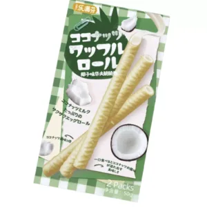 Kokosove vafelj rolice 52g LEMANFEN