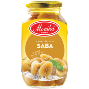 Saba banana v sirupu 340g MONIKA
