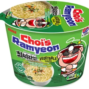 Instant pšenični rezanci z okusom zelenjave v lončku 107g CHOI'S