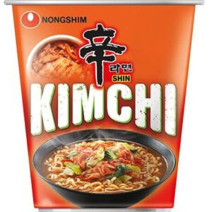 Instant rezanci z okusom shin kimchi v lončki 75g NONGSHIM