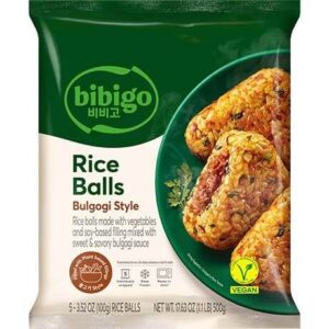 Hitro zamrznjene riževe Bulgogi kroglice (rastlinska osnova) 500g BIBIGO