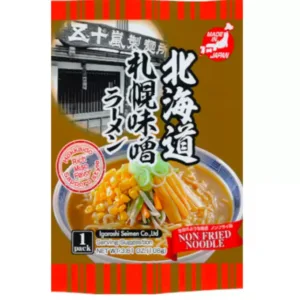 Rastlinski ramen Sapporo z Miso 108g IRAGASHI SEIMEN