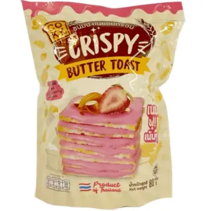 Hrustljavo masleni toast z jagodo in mandlji piškoti 65g COKY