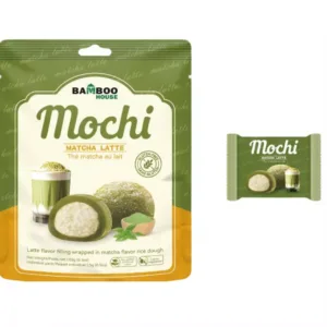 Mochi z okusom Matche latte 180g BAMBOO HOUSE