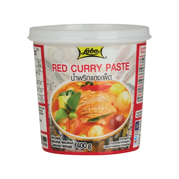 16458 Red curry paste 400g LOBO - Image 1