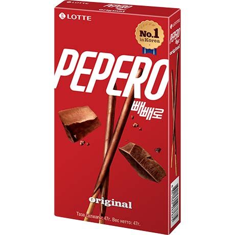3146 Biskvitne palčke Original Pepero 47g LOTTE Biskvitne palčke Pepero Original 47g LOTTE - slika 1