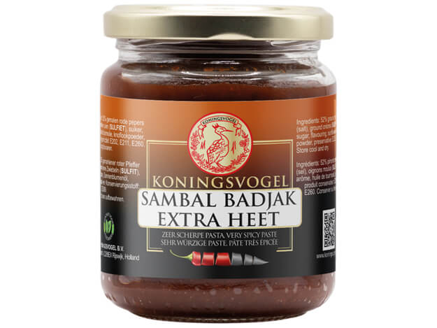 3198 Čili pasta Sambal Badjak (pekoča) 280g KONINGSVOGEL Čili pasta Sambal Badjak (pekoča) 280g KONINGSVOGEL - slika 1