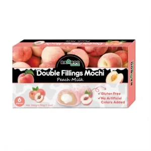 Mochi z dvojnim polnilom breskve in mleka 90g BAMBOO HOUSE