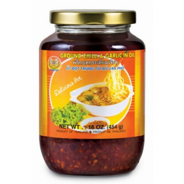 Mince chilli and garlic in oil 227g DOUBLE SEA HORSE