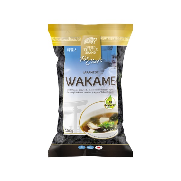 60522 Dried wakame seaweed 100g GOLDEN TURTLE - Image 1