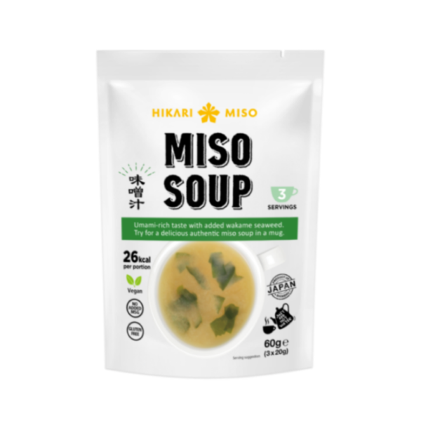 Miso juha z morskimi algami (3 porcije) 60g HIKARI