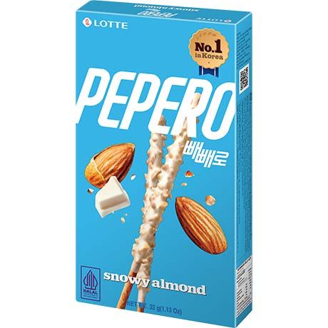 Biskvitne palčke z Belo Čokolado in Mandlji 32g PEPERO Biskvitne palčke z Belo Čokolado in Mandlji 32g PEPERO - slika 1