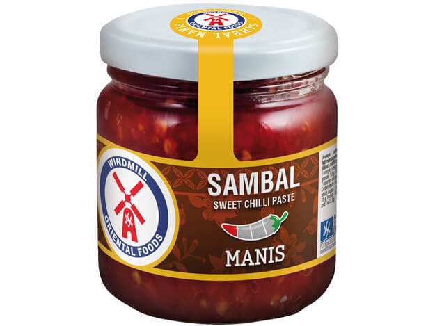 Čili pasta Sambal Manis 200G WINDMILL (1) Čili pasta Sambal Manis 200G WINDMILL - slika 1
