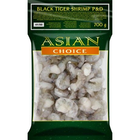 Hitro zamrznjene kozice 41-50 1kg ASIAN CHOICE Quick frozen prawns 41/50 1kg ASIAN CHOICE - Image 1