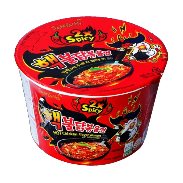 Instant ramen with chicken (2x spicy) 105g SAMYANG