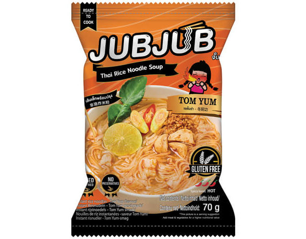 Instant riževi rezanci z okusom Tom Yum 70g JUB JUB