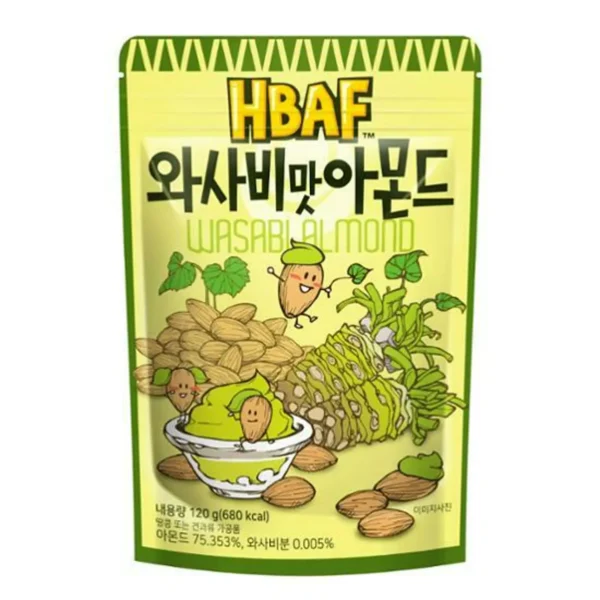 Almonds with wasabi 120g HBAF
