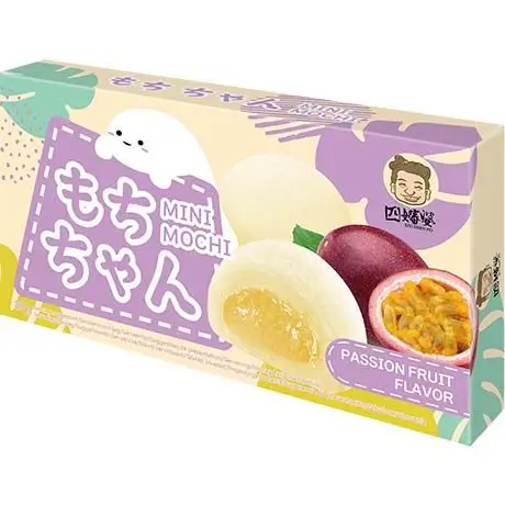Mochi mini Pasijonka 80g SZU SHEN PO Mini mochi z okusom Pasijonko 80g SZU SHEN PO - slika 1