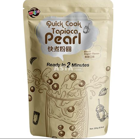 Tapioca Pearls Brown Sugar Tapioca pearls (brown sugar) 250g WEJEE - Image 1