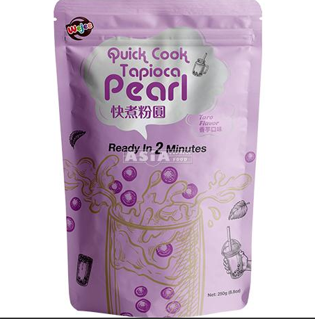 Tapiokine kroglice (taro) 250g WEJEE Tapioca pearls (taro) 250g WEJEE - Image 1