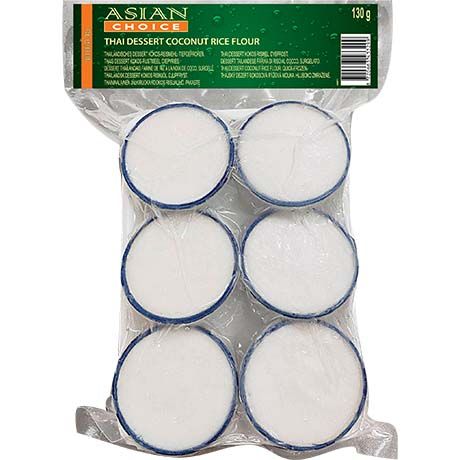Zamrznjena Tajska sladica – Kokosove riževe torte 130g Thai dessert - Coconut rice cakes 130g ASIAN CHOICE - Image 1