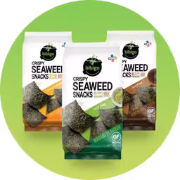 Asian seaweed chips - healthy snack 