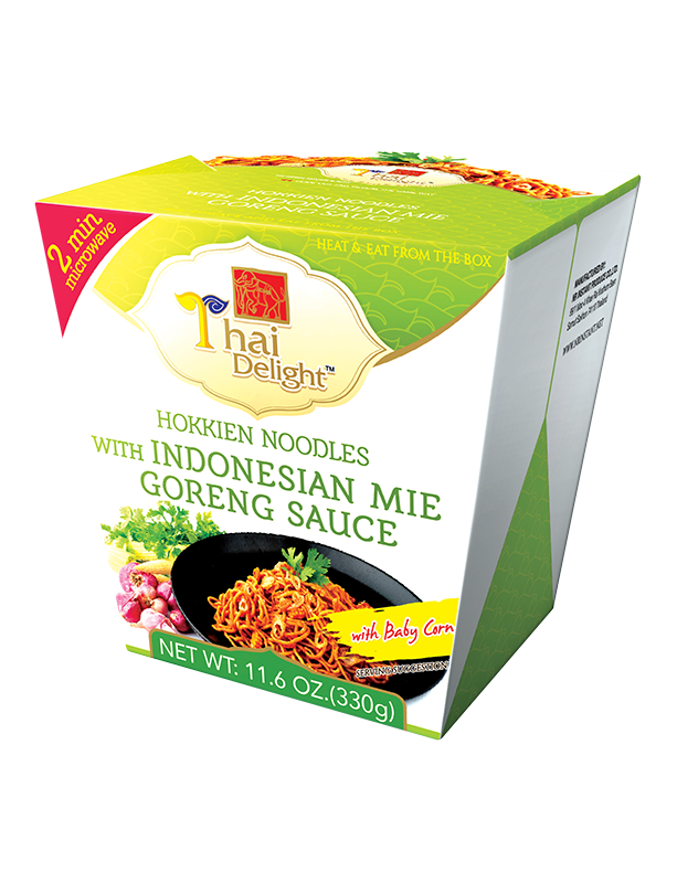 hokkien-noodles-indonesian-mie-goreng-330g Hokkien rezanci z Indonezijsko Mie goreng omako 330g THAI DELIGHT - slika 1