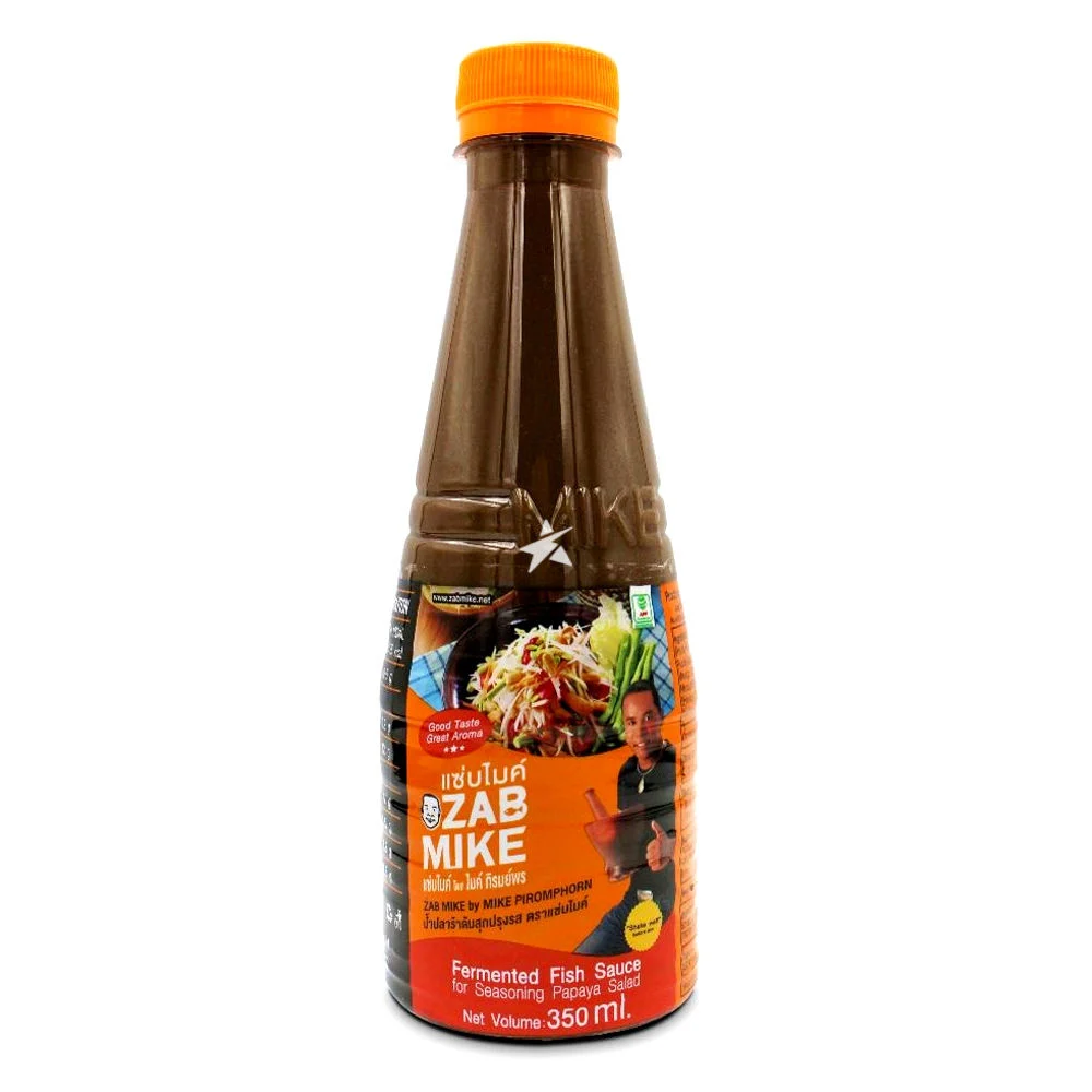 zab-mike-fermented-fish-sauce-papaya-salad-350ml Preliv za papajino solato (SOM TUM) 350ml ZAB MIKE - slika 1