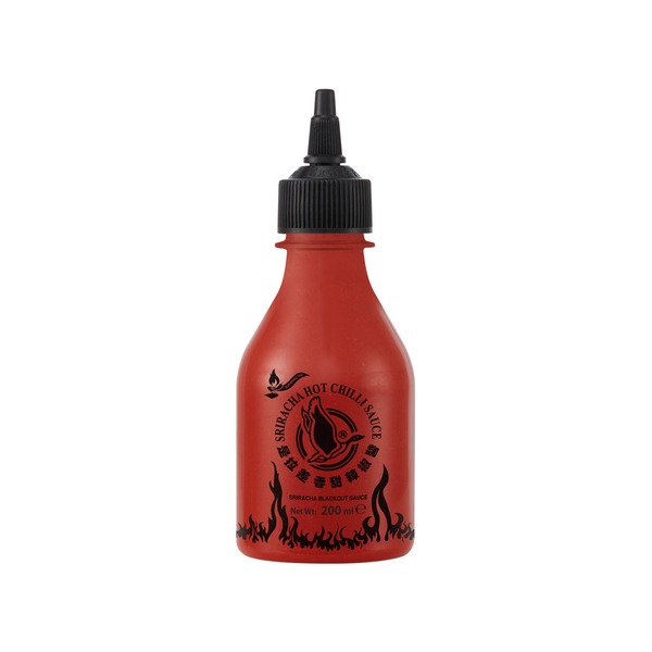 Čili omaka Sriracha Chilli Sauce Black Out Flying goose 200ml 1